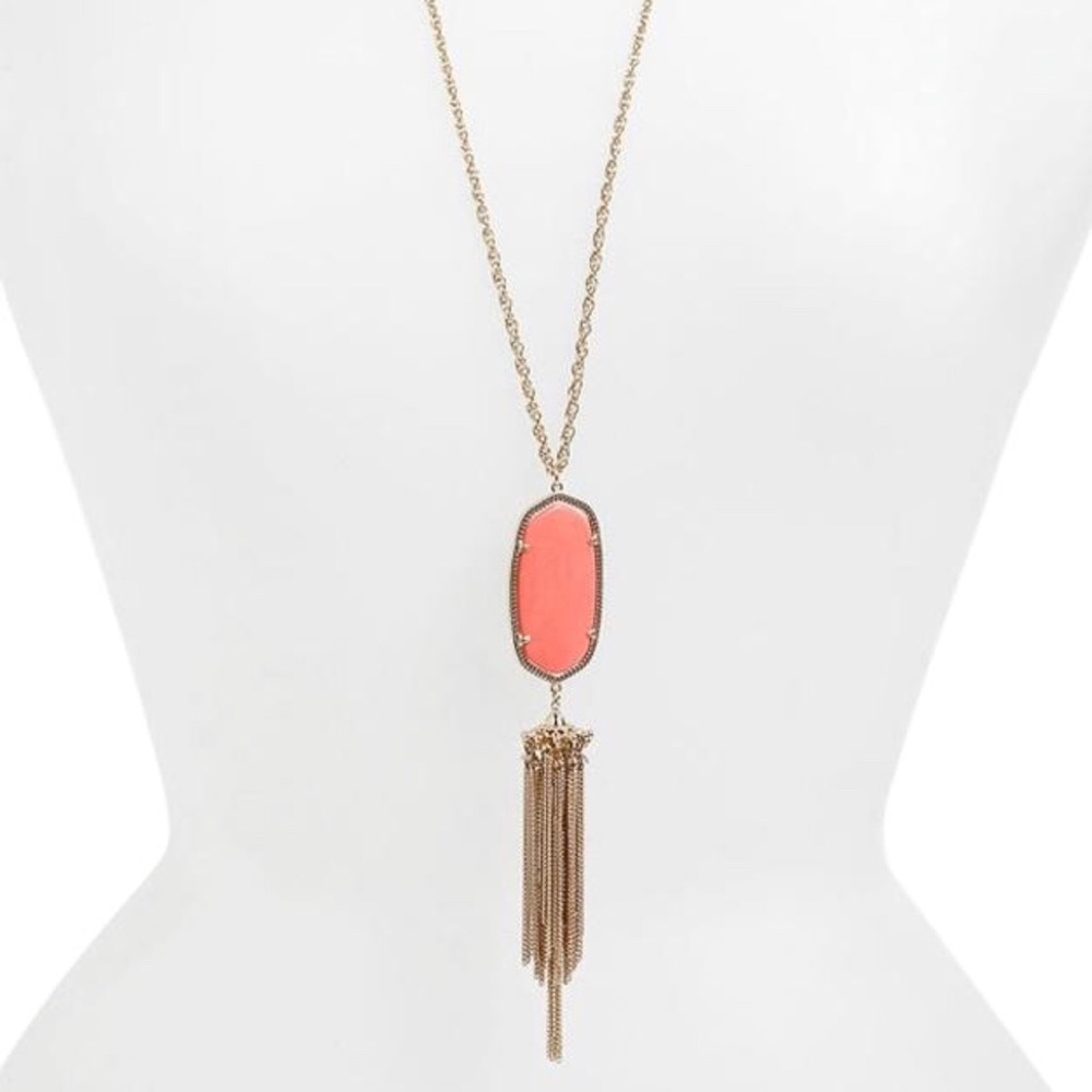 Kendra Scott Rayne Necklace in Coral